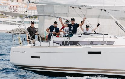 azores sailing night